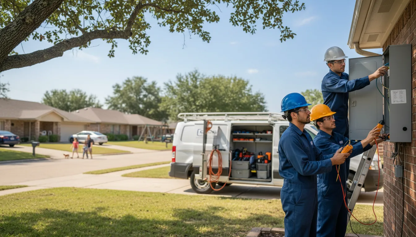 Certified electrician providing emergency electrical services in Eucha, OK